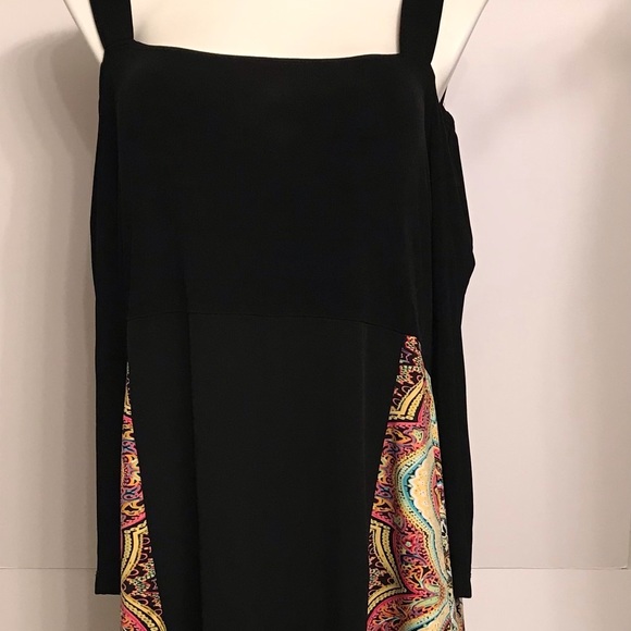Cold Shoulder Black Tunic Plus Size - Picture 5 of 7